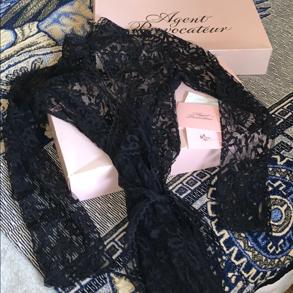 Agent Provocateur - Denver gown in black